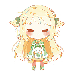 矢量可爱的小女孩
