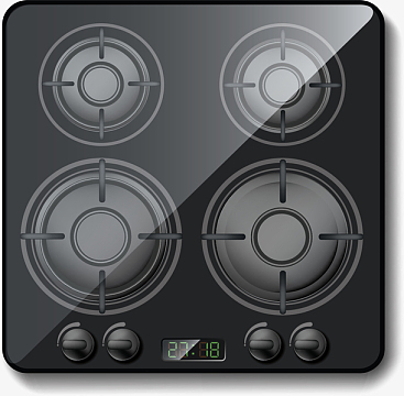 卡通电磁炉矢量图下载