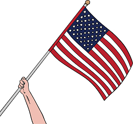 美国国旗矢量图下载