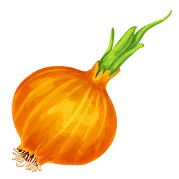 卡通洋葱矢量图下载