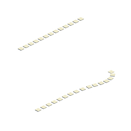 白色的可爱马路牙子