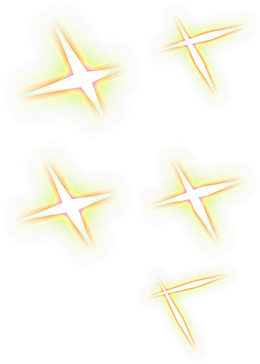 放光的星星效果
