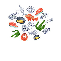蔬菜生鲜矢量下载
