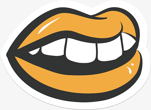 嘴唇矢量图嘴唇卡通素材_嘴唇矢量图嘴唇卡通图片元素-觅元素