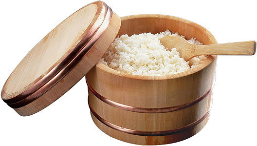 实物一木桶米饭png