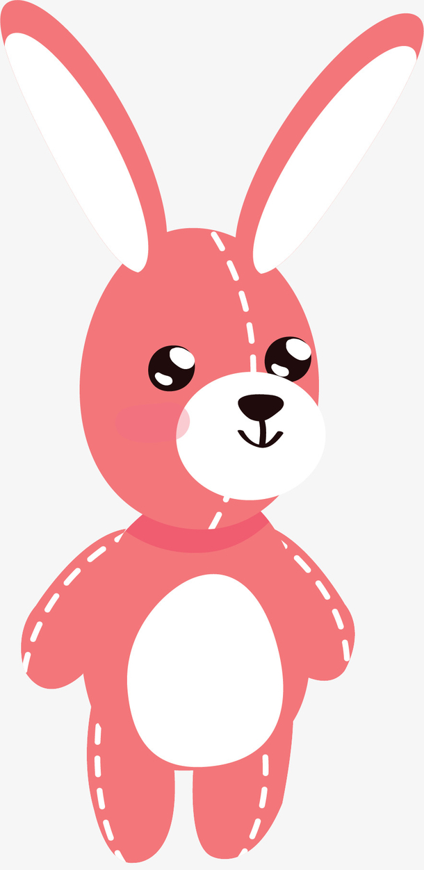 粉色兔子可爱玩偶