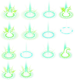 攻击炫光游戏特效