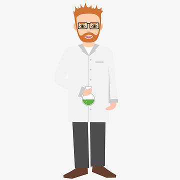 化工工程师卡通劳动节人物矢量扁