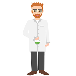 化工工程师卡通劳动节人物矢量扁