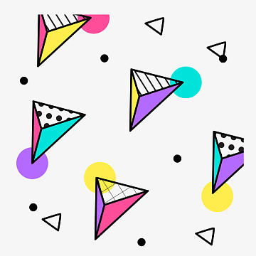 促销三角形彩色电商孟菲斯风格装(2084x2084)epspng夏季海报波普风格