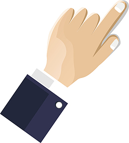 矢量图一个男人的手臂