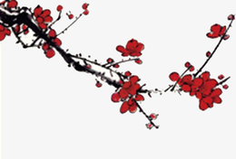 水彩梅花手绘 卡通设计元素 水彩梅花手绘 卡通免抠素材免费下载 觅元素51yuansu Com