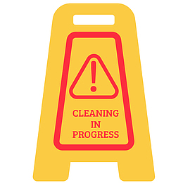 黄色警示牌矢量插画