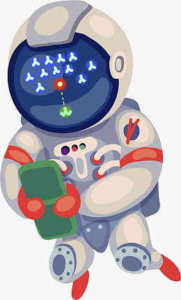 创意太空插画矢量素材