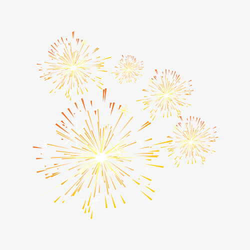 春节礼花烟花免抠素材免费下载_觅元素