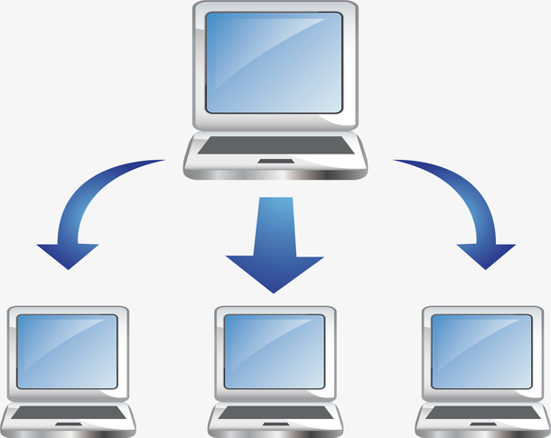 电脑网络免抠图标