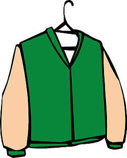 卡通彩色衣服png图