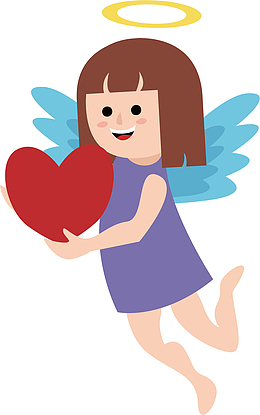 卡通天使免抠素材