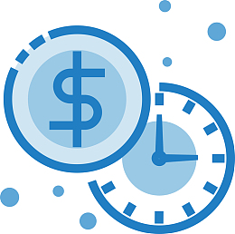 时间金钱免抠图标