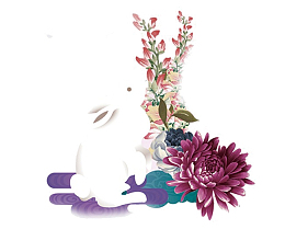 花朵兔子