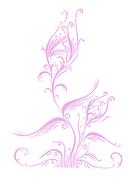 浅色粉色精致花朵