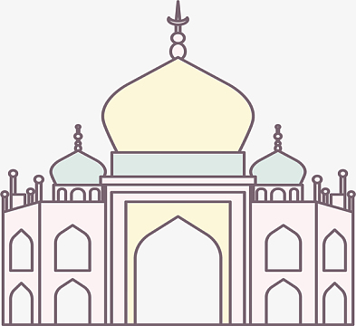 卡通城堡矢量图下载