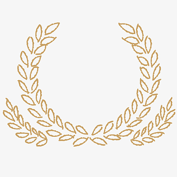 麦穗图章矢量插画