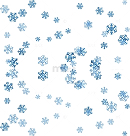 蓝色飞舞的雪花