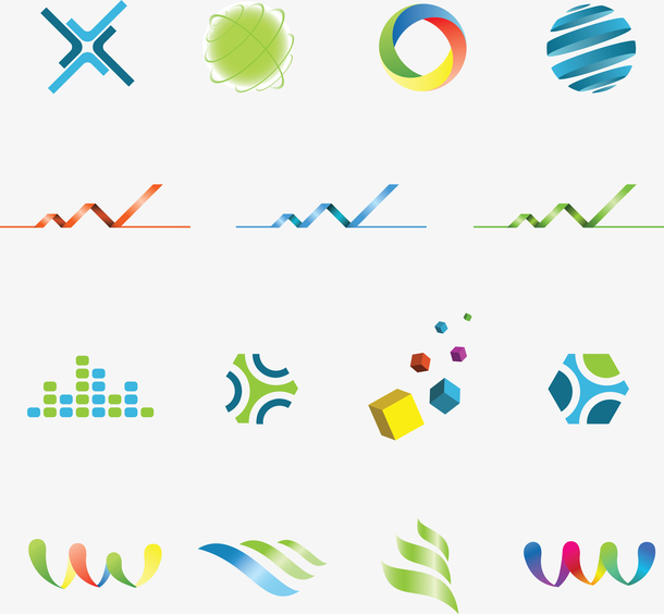 创意logo花纹矢量素材