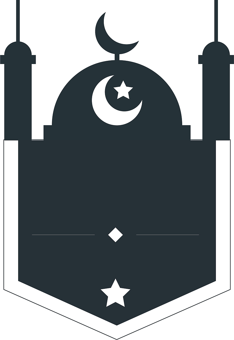 清真寺建筑图标矢量素材