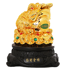 金蟾摆件