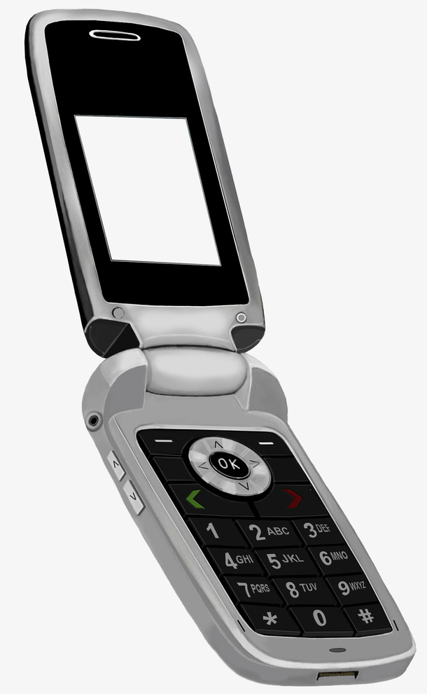 卡通手绘翻盖手机素材免费下载_觅元素