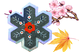 实物针织冬季雪花