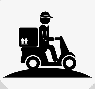 黑色小人的运输png