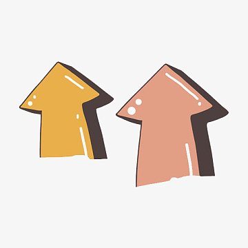 手绘箭头免抠素材_手绘箭头免抠图片元素-觅元素