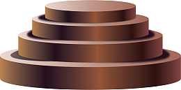 红铜色颁奖典礼舞台