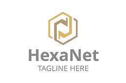 可爱六边形logo