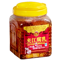 四川风味的麻辣霉豆腐
