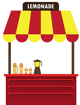 拼接的纹理街边小摊