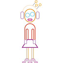 听音乐的女士插画