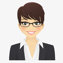 png手绘卡通小西装时尚美女pngpng卡通商务击掌的人免抠图pngpng卡通