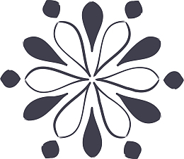 简易手绘曼陀罗花纹