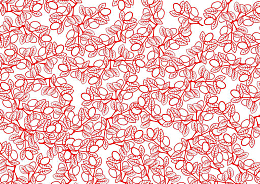 红色花纹背景