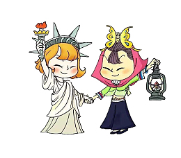 惠安女孩和自由女神