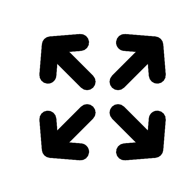 四个箭头UNIVERSAL-LINE-icons