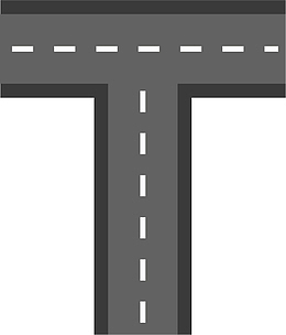T字路面