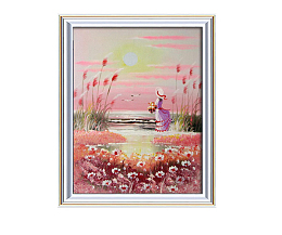 家居小清新油画装饰画