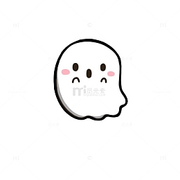 万圣节小幽灵PNG免抠