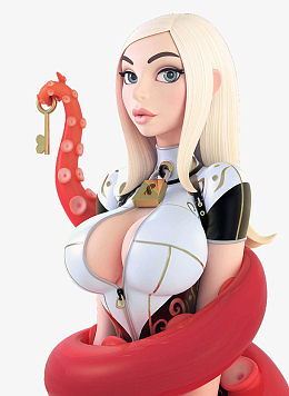 png女魔头模型pngpng卡通章鱼pngpng触手怪兽pngpng触手怪兽pngpng