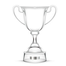 矢量圆形奖杯下载